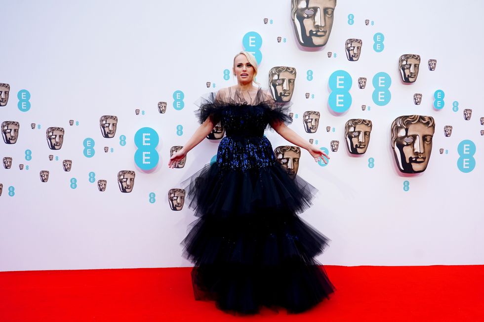Rebel Wilson attending the 75th British Academy Film Awards held at the Royal Albert Hall in London. Picture date: Sunday March 13, 2022.