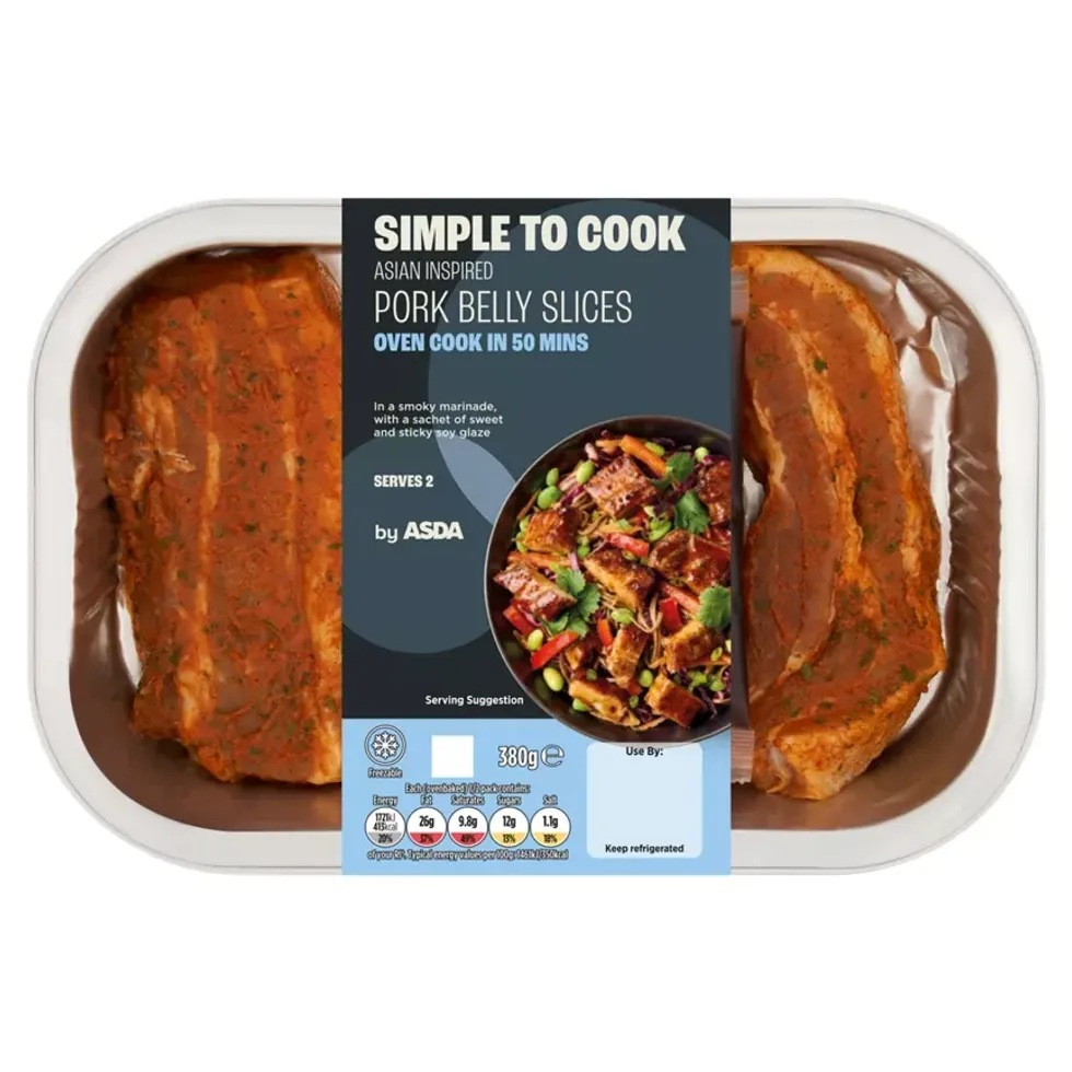 Recalled Asda Simple to Cook Asian Inspired Pork Belly Slices
