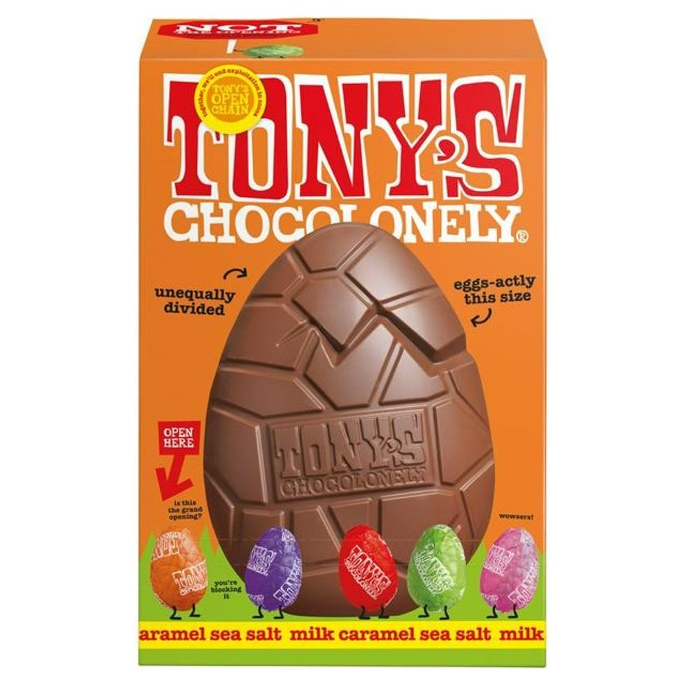 Recalled Tony\u2019s Chocolonely Hollow Milk Caramel Sea Salt Egg