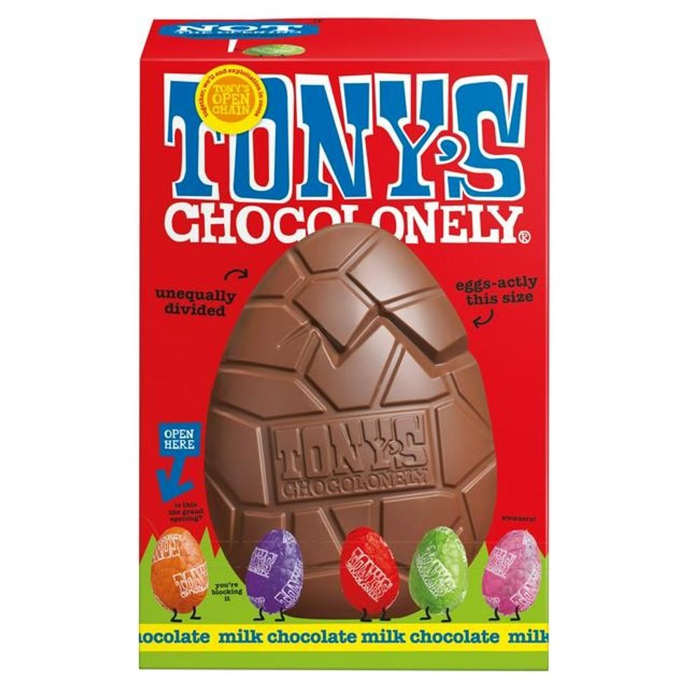 Recalled \u200bTony\u2019s Chocolonely Hollow Milk Chocolate Egg