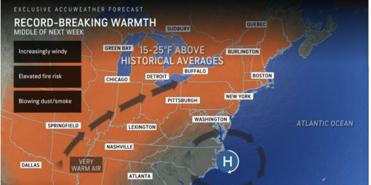 NextImg:US weather: America could face 'hottest Halloween on record' under 'blocking' high-pressure heat dome