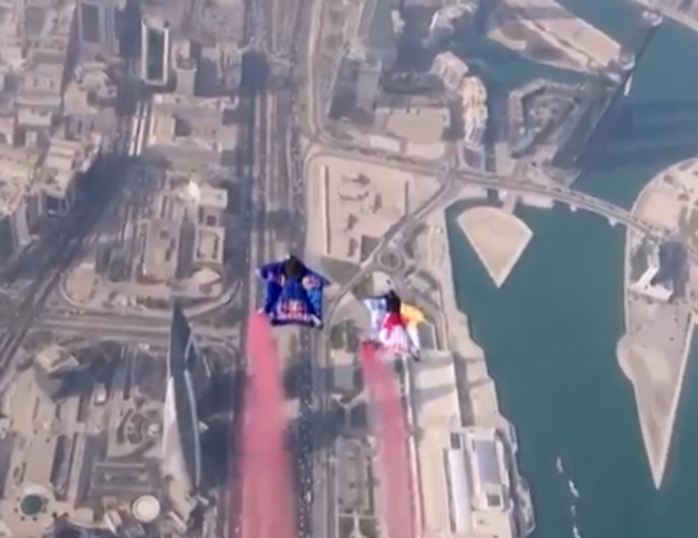 Red Bull wingsuit athletes