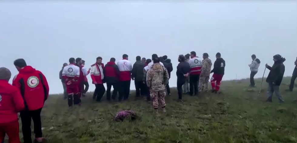 Red Crescent search teams