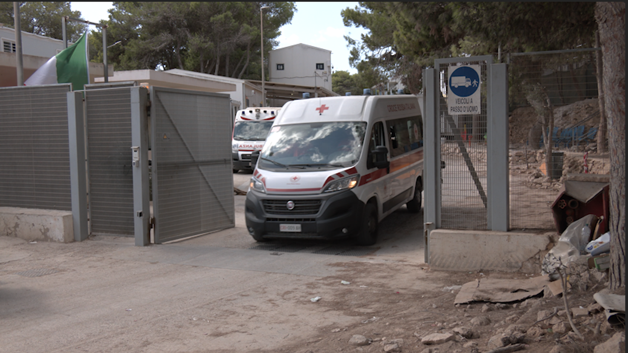 Red Cross van