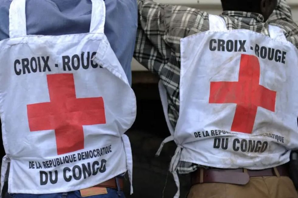 Red Cross volunteers