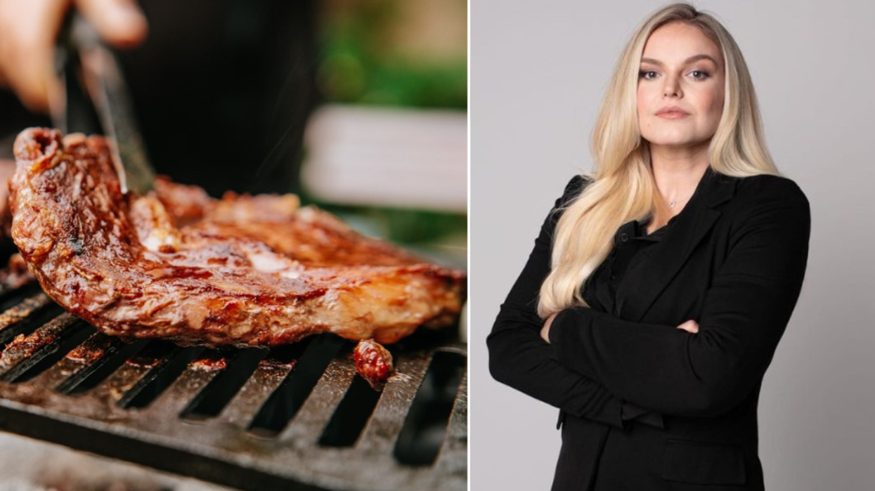 Red meat woman