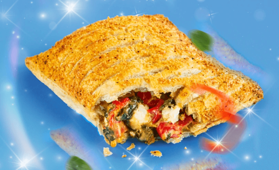 Red Pepper, Feta & Spinach Bake
