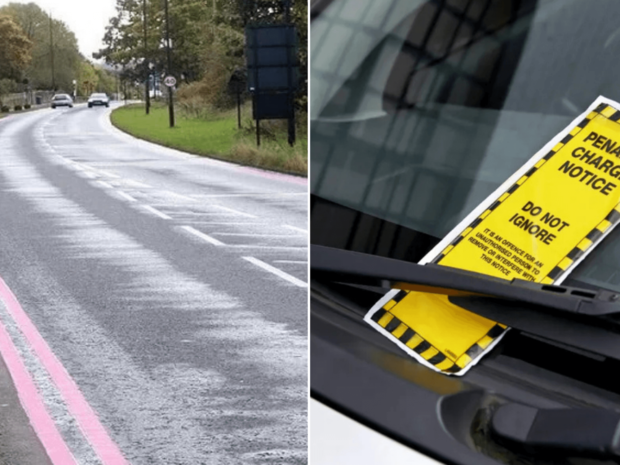 RED ROUTE and a fine