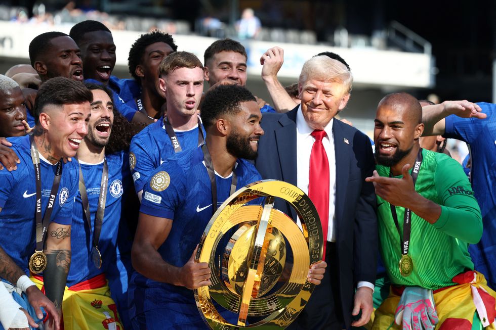 Reece James, Donald Trump, Cole Palmer, Marc Cucurella