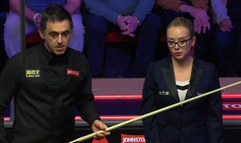 Referee Desislava Bozhilova failed to warn Ronnie O'Sullivan after he fouled on two shots