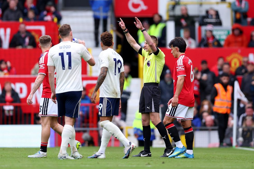 Referee Michael Salisbury stood by his decision to award the goal despite VAR telling him to take another look