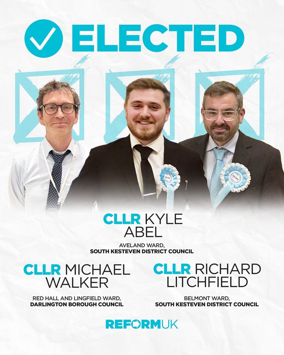 Reform by-election wins