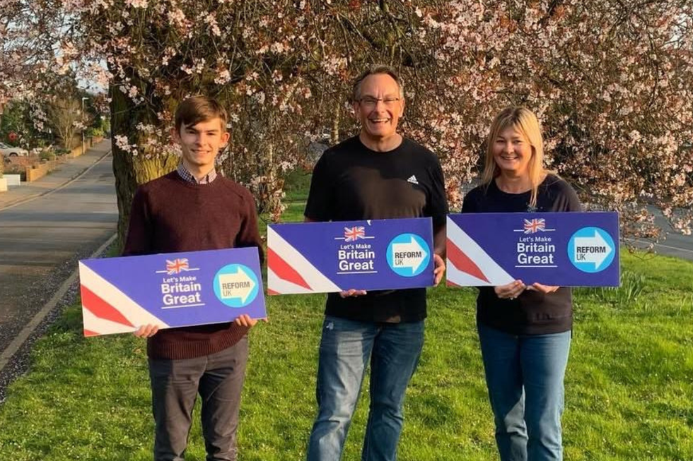 Reform candidates campaigning