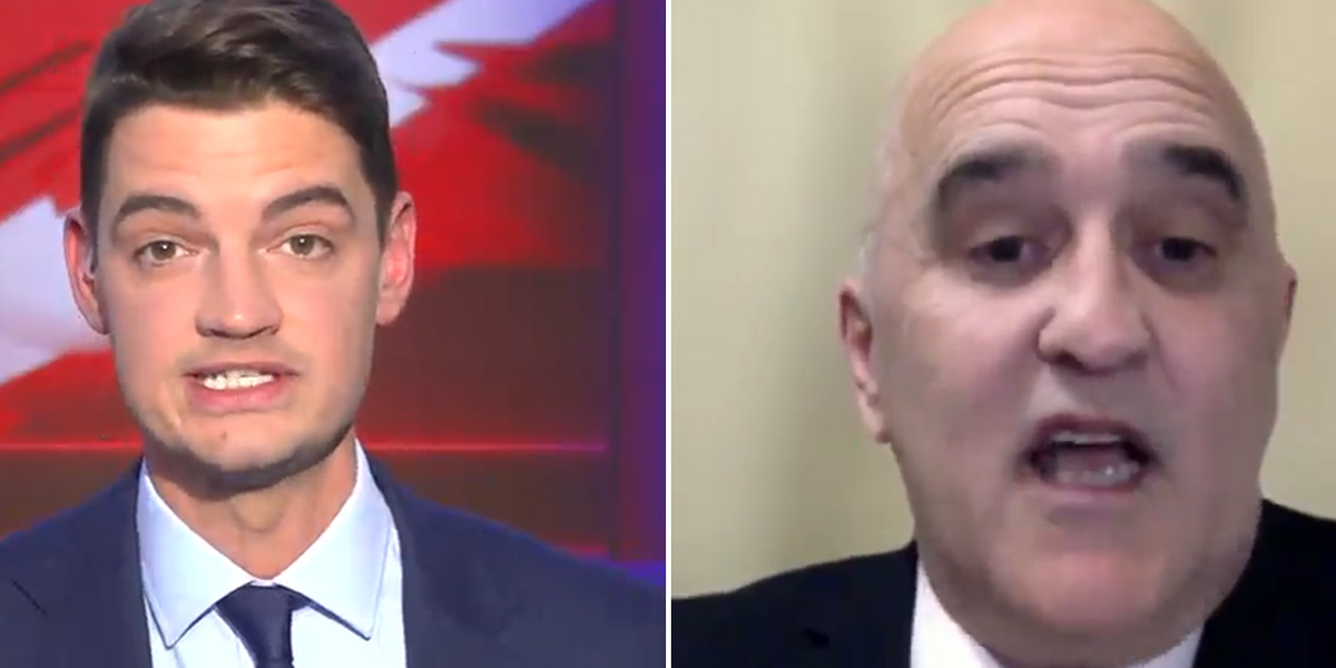 NextImg:Extraordinary moment ex-Reform candidate who lost to Amesbury suffers brutal grilling - WATCH