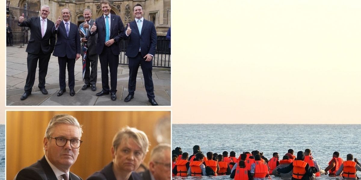 NextImg:Reform issues stunning rebuke of Keir Starmer and Yvette Cooper amid warning border crisis 'spiralling out of control'