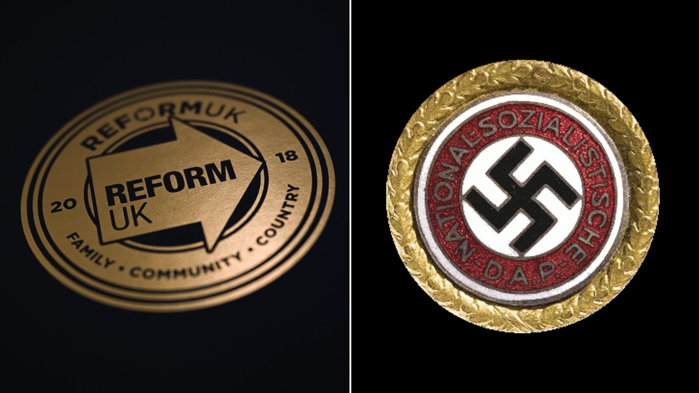 Reform logo/'Golden Party Badge'