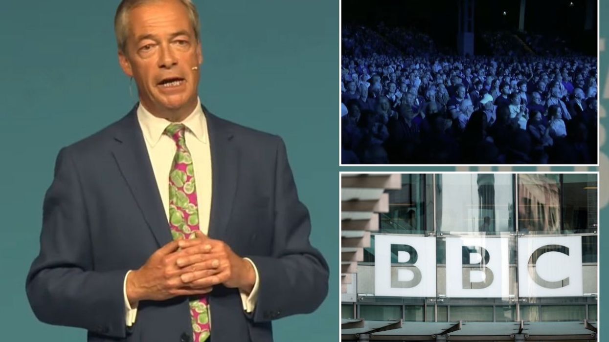 Reform rally audience BOO biased BBC as Farage addresses major controversy
