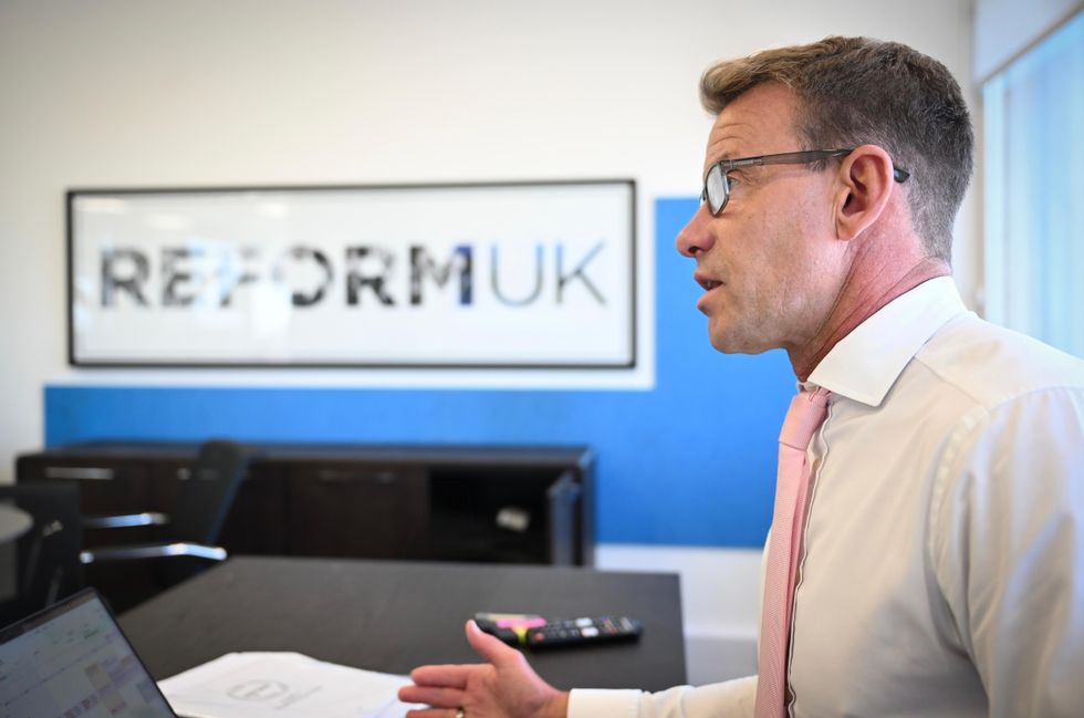 Reform UK chairman David Bull