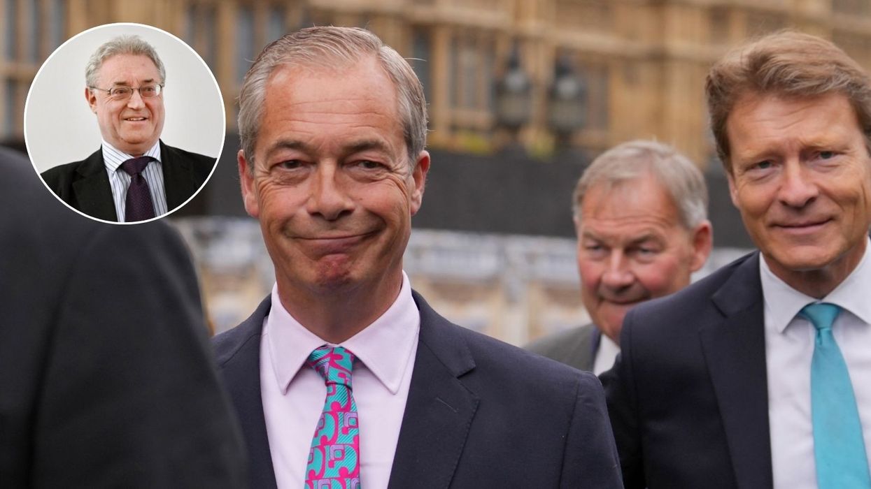 Reform UK leader Nigel Farage and Gary Mond in pictures