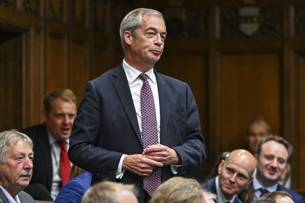 Reform UK leader Nigel Farage skipped PMQs today
