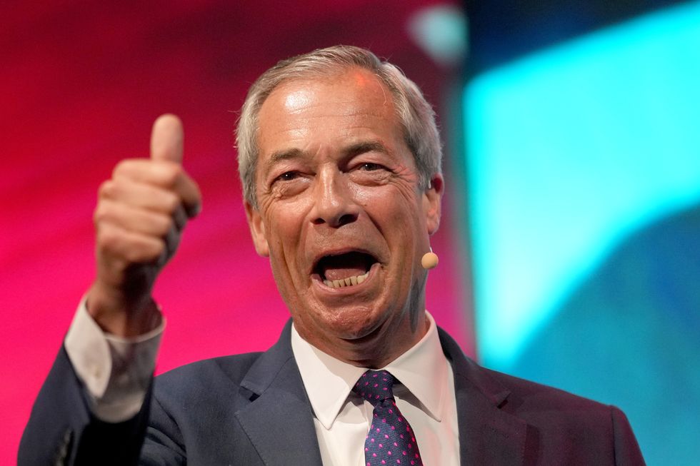 Reform UK leader Nigel Farage
