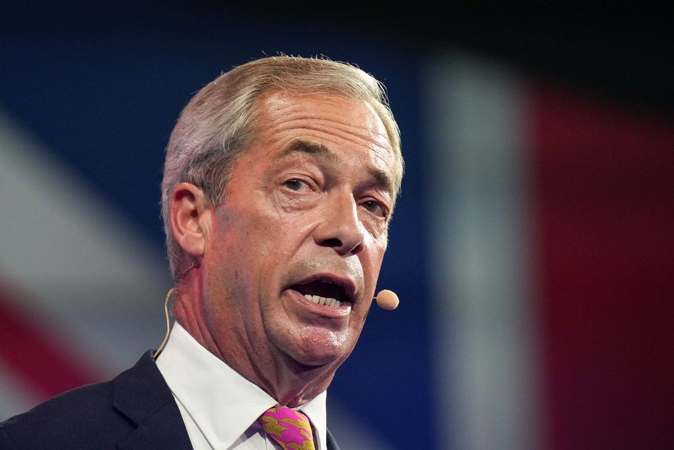 Reform UK leader Nigel Farage