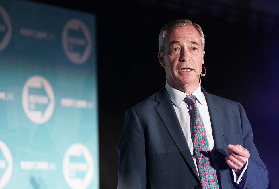 Reform UK leader Nigel Farage