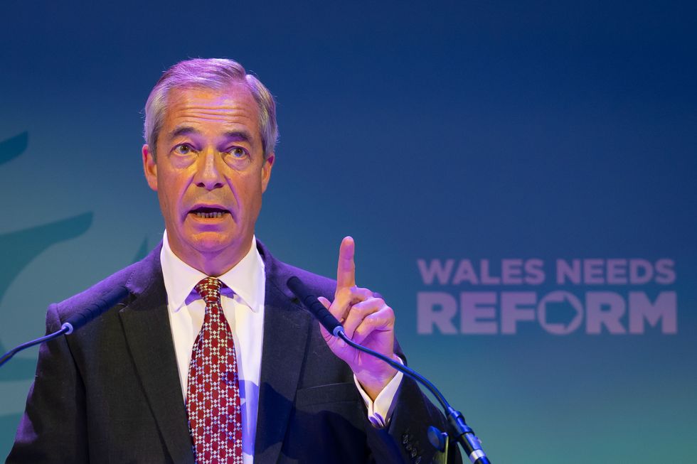 Reform UK leader Nigel Farage