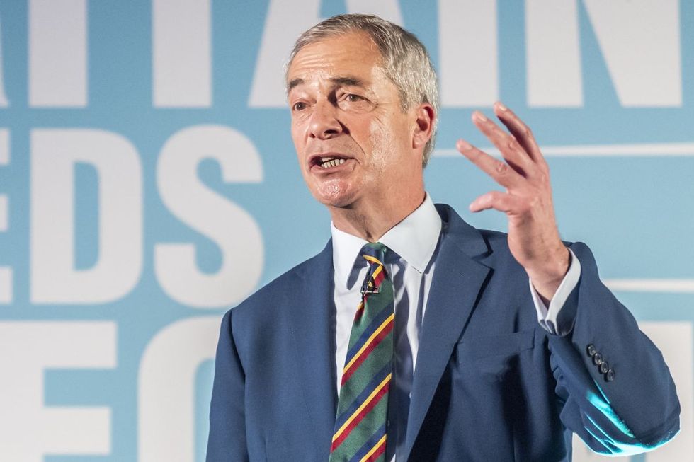 Reform UK leader Nigel Farage