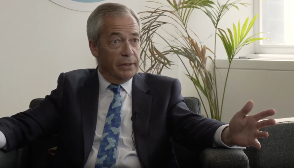 Reform UK leader Nigel Farage