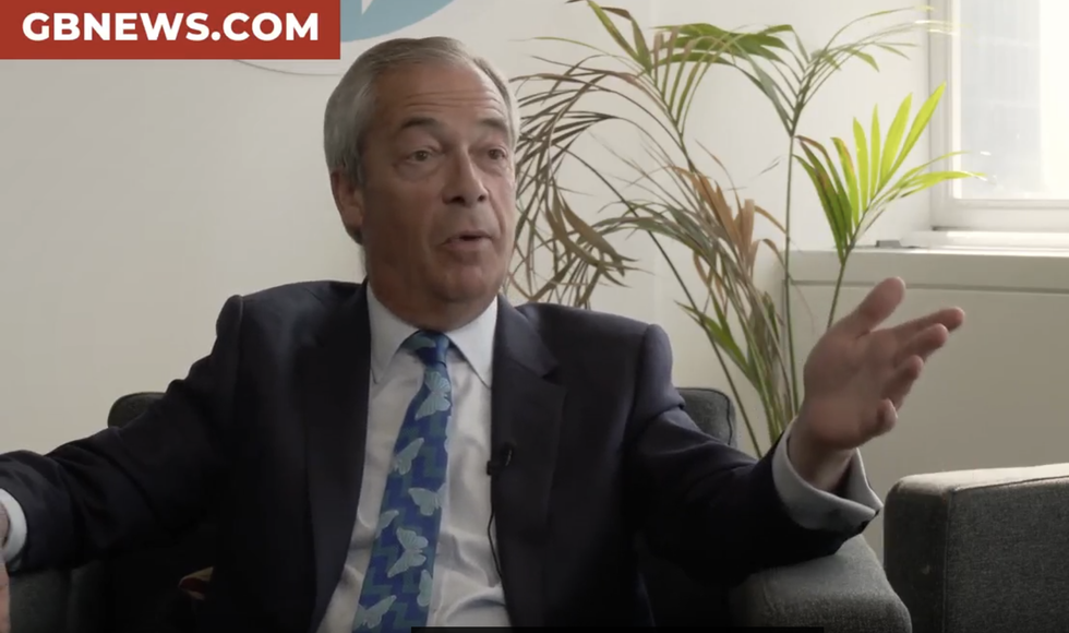 Reform UK leader Nigel Farage