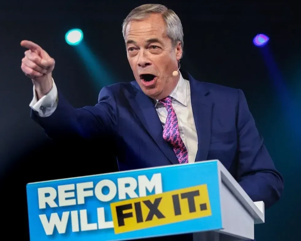 Reform UK leader Nigel Farage