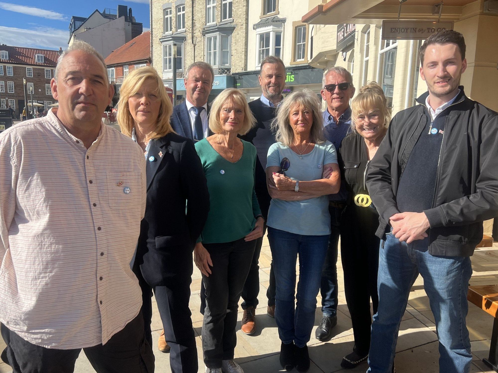 Reform UK members in Scarborough