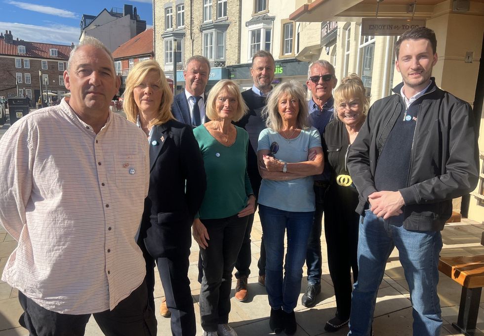 Reform UK members in Scarborough