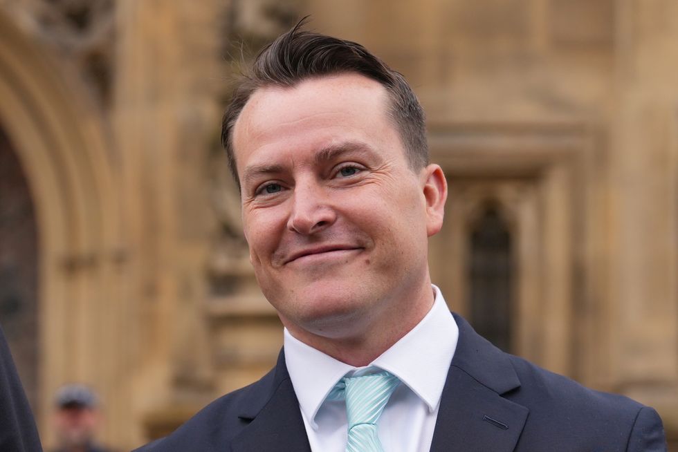 Reform UK MP, James McMurdock, arrives at the House of Commons in Westminster