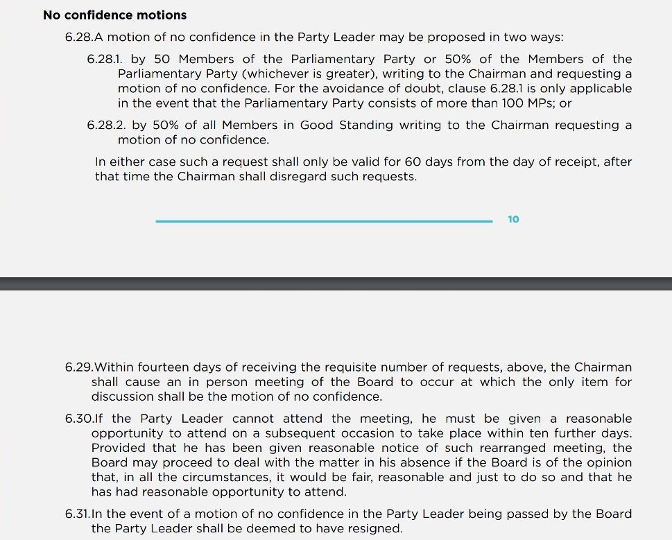 Reform UK's constitution