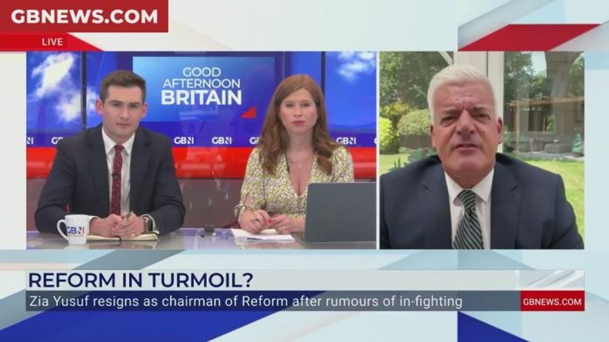 ‘Don’t believe for one minute’: Reform UK guest grilled on GB News over party civil war
