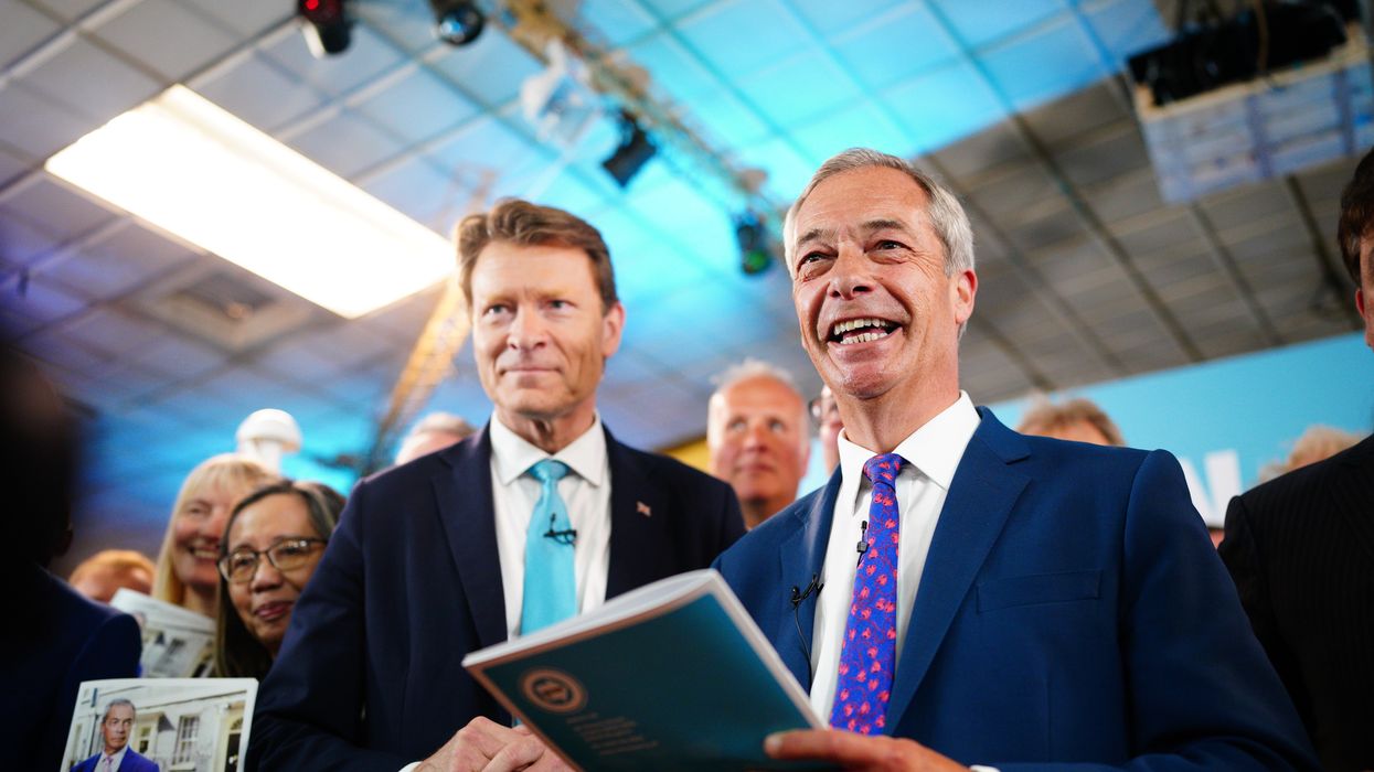 Reform UK's Nigel Farage and Richard Tice in pictures