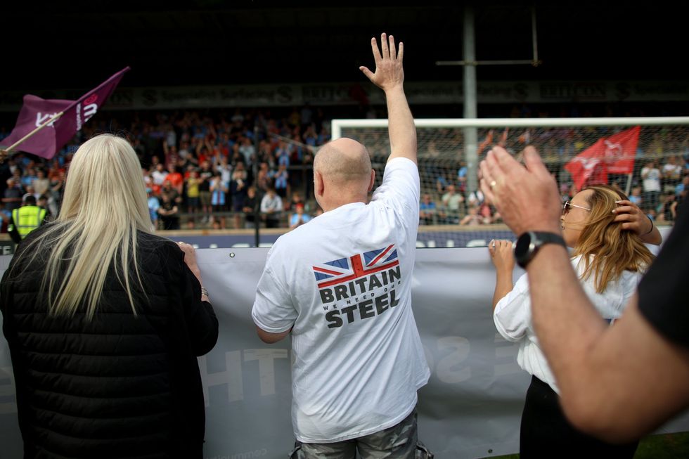 Reform UK supported the Save British Steel campaign