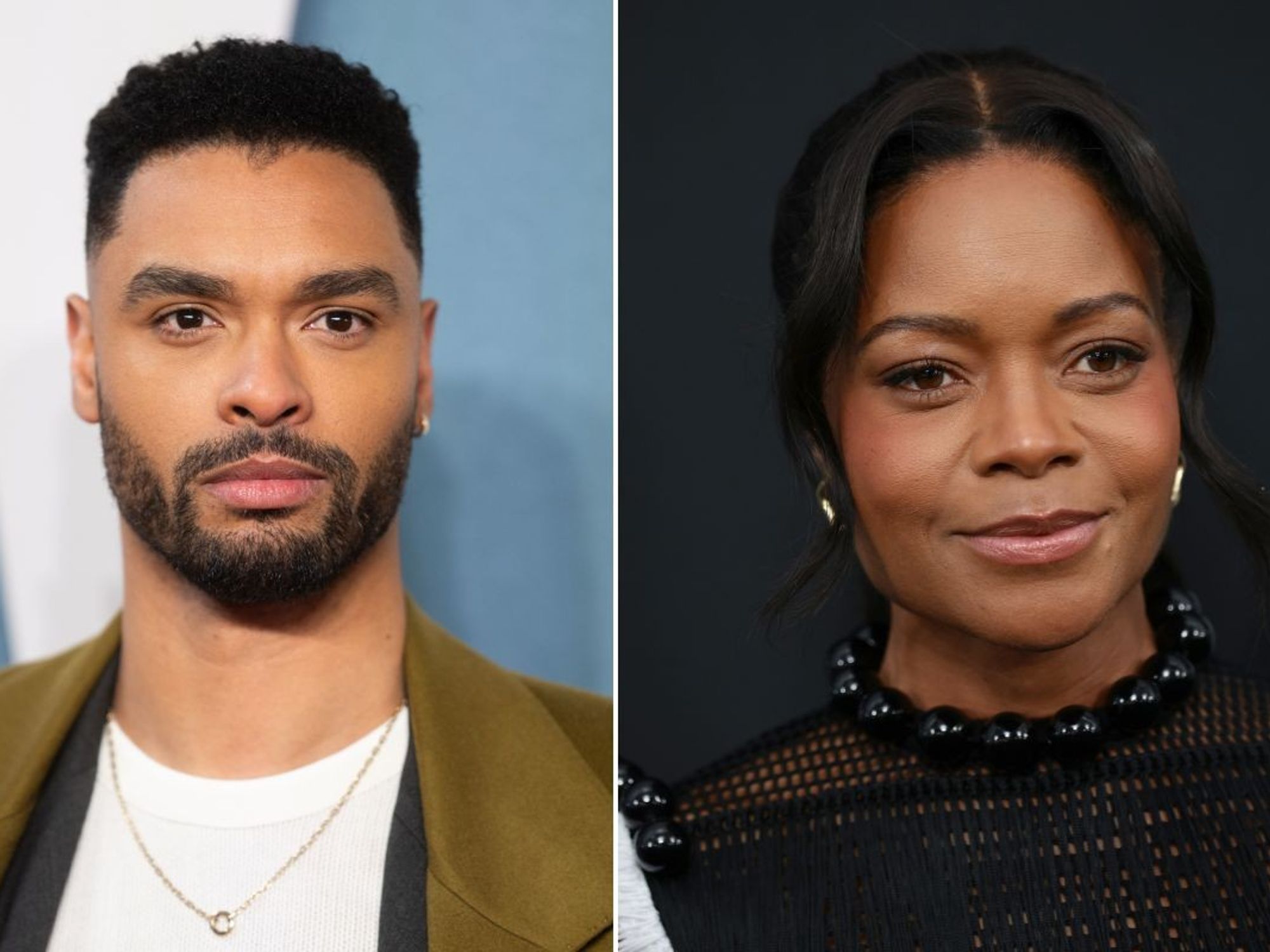 Rege-Jean Page and Naomie Harris