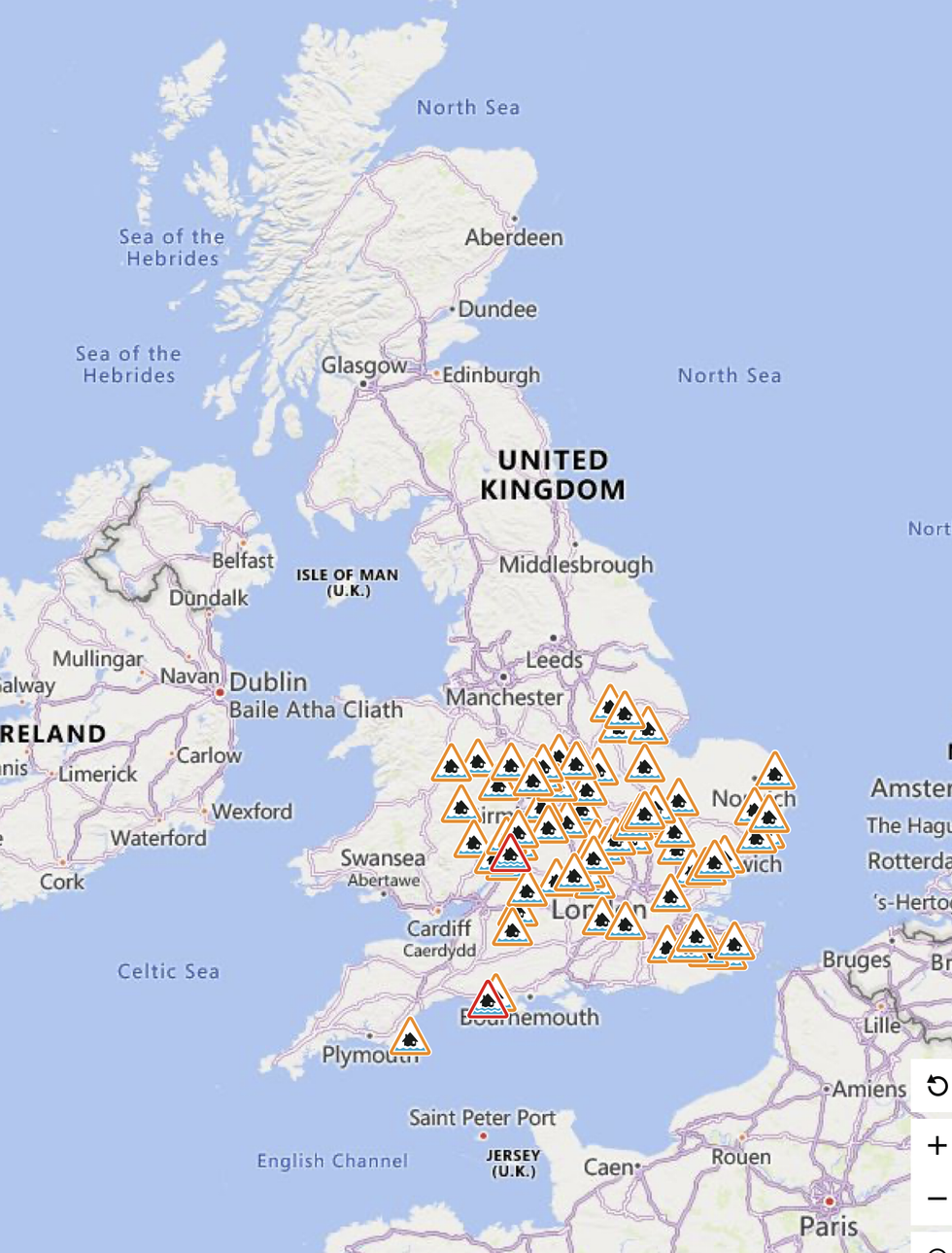 Regions most at risk are those that bore the brunt of the cold, including Scotland, Wales, the Midlands and the northeast