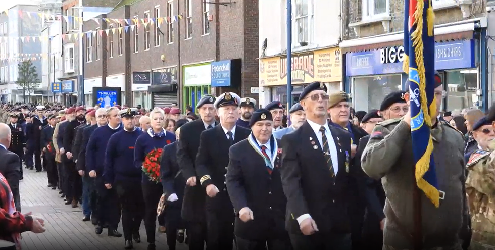 Remembrance service Dover