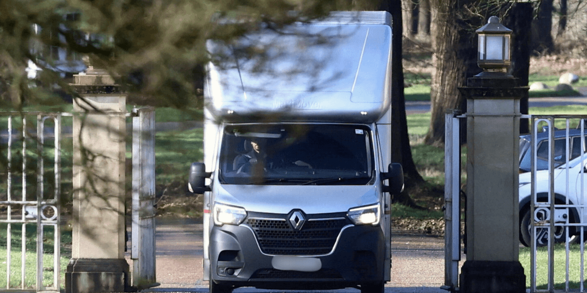 Removal van spotted arriving at Royal Lodge after Andrew Mountbatten-Windsor’s brutal ousting Removal van spotted arriving at Royal Lodge after Andrew Mountbatten-Windsor’s brutal ousting