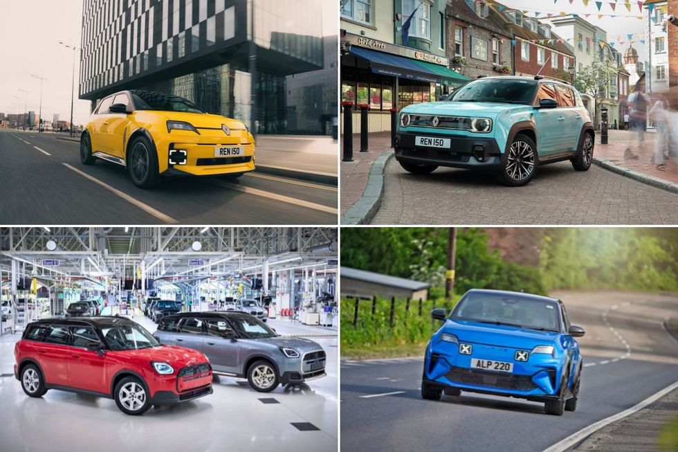 Renault 5, Renault 4, Alpine A290 and Mini Countryman Electric