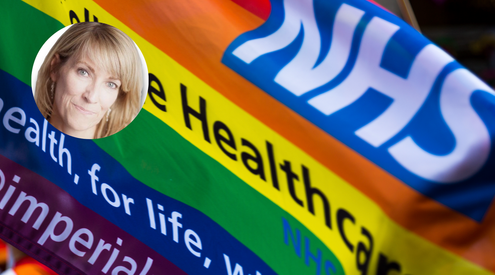 Renee Hoenderkamp (left), NHS Pride flag (right)