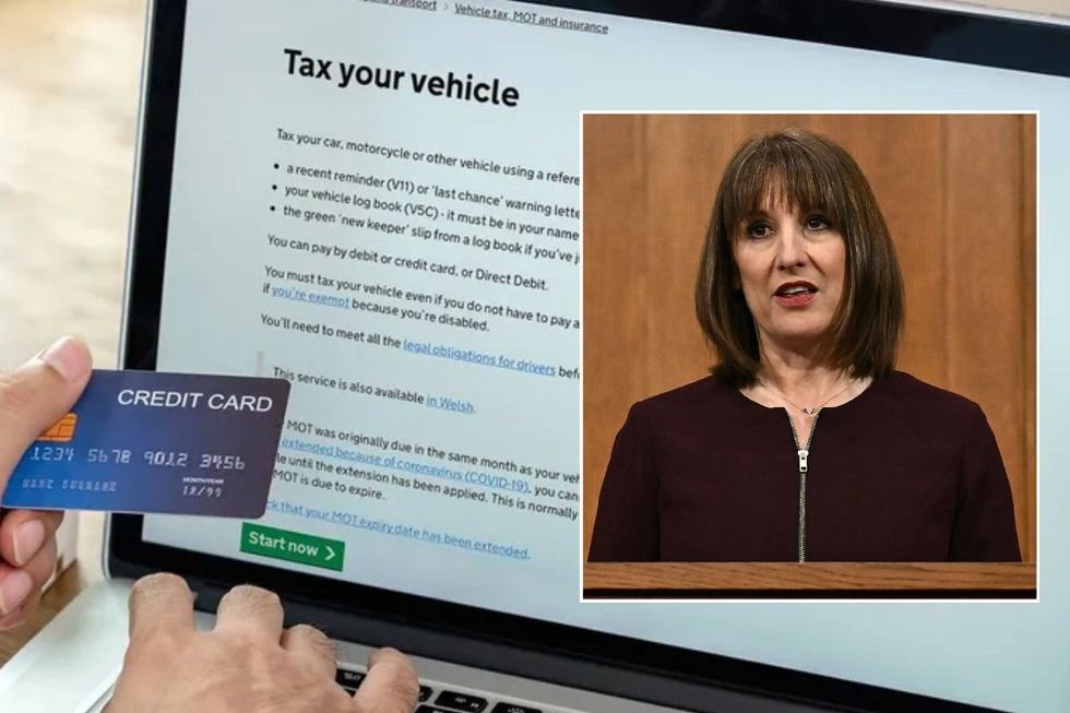 Renewing car tax and Chancellor Rachel Reeves