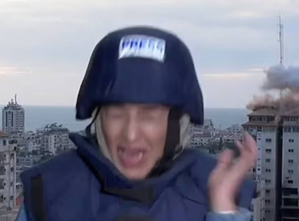 Reporter on Al Jazeera ducks