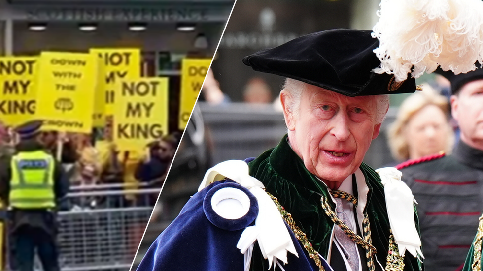 Republic protest/King Charles