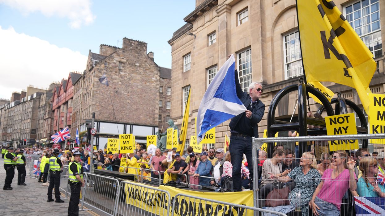 Scottish nationalists attempt to sabotage King's Edinburgh Coronation celebration: 'Not my King!'