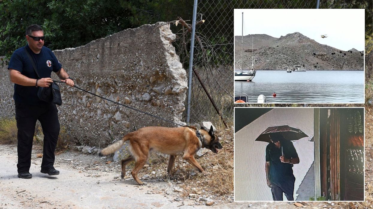 Rescue teams in Greece